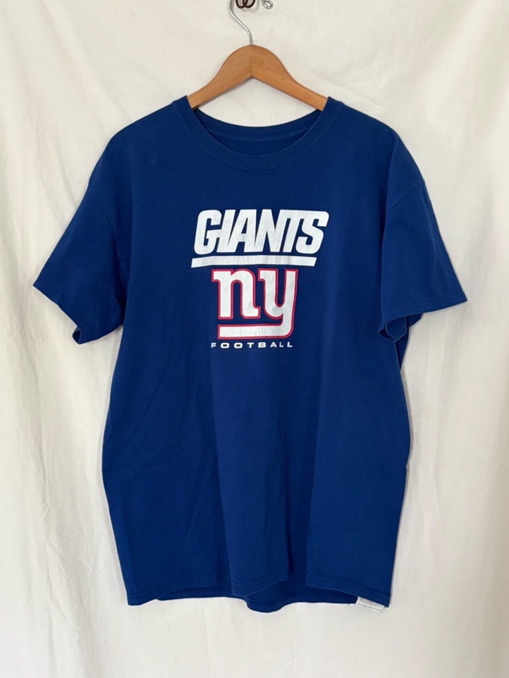 New York Giants Men’s Short Sleeve T Shirt Blue L